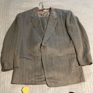 Vintage Italian made 100% linen suit